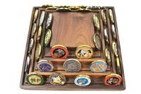 Coin Display "Lazy Susan" (Oak)